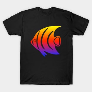 Colourful Vector Graphic Fish Design T-Shirt